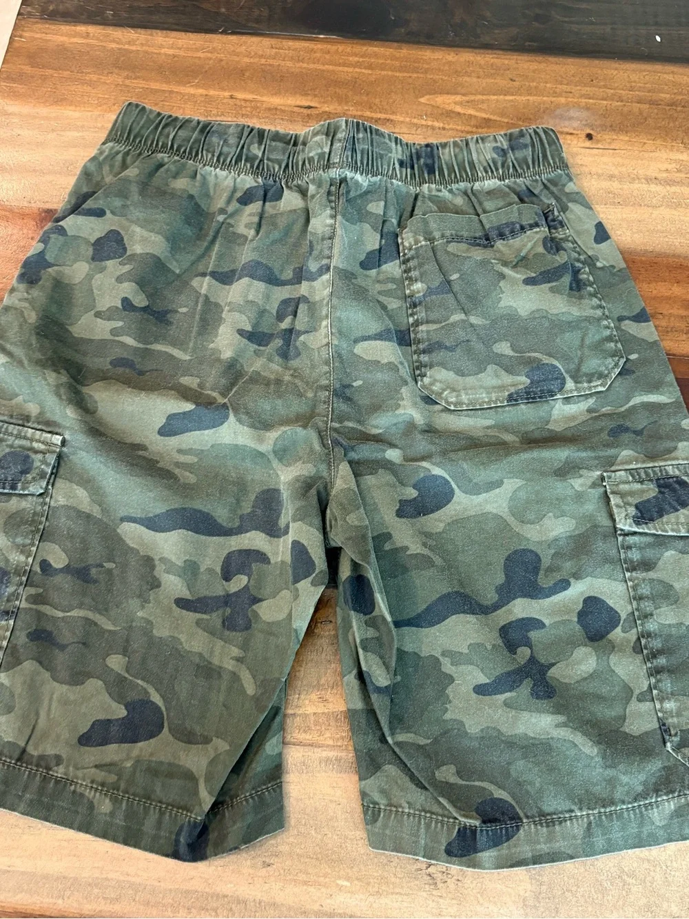 Old Navy boys camo cargo shorts